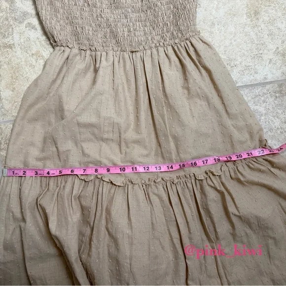 🆑 Pietro Brunelli Chloe Ruffle Sleeve Smocked Maternity Dress - Picture 15 of 16